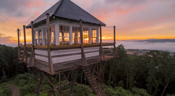 Sleep Up In The Stars At This West Virginia State Park Fire Tower