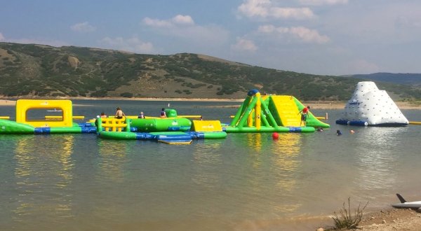 This Giant Inflatable Water Park In Utah Proves There’s Still A Kid In All Of Us