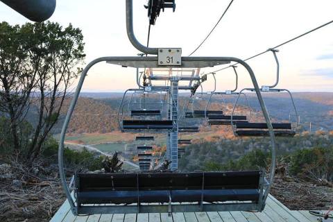 This Chairlift Takes You Soaring High Above A Breathtaking Texas Lake