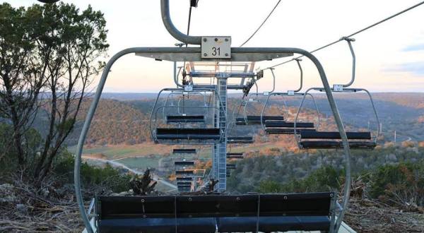 This Chairlift Takes You Soaring High Above A Breathtaking Texas Lake