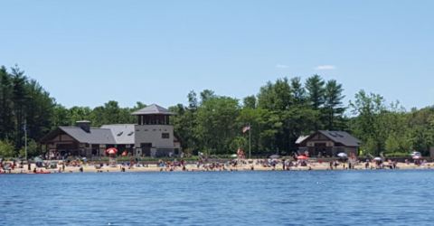 This One Beautiful Rhode Island Lake Has A Beach That Rivals The Coast