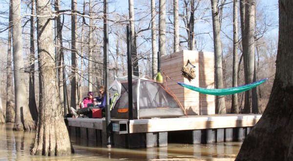 This Floating Campsite In Arkansas Is A Summer Dream Come True