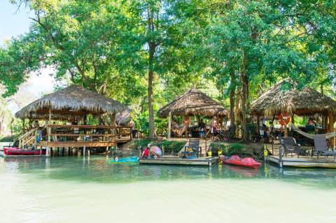 Camp Right On The River At This Tropical Getaway In Texas