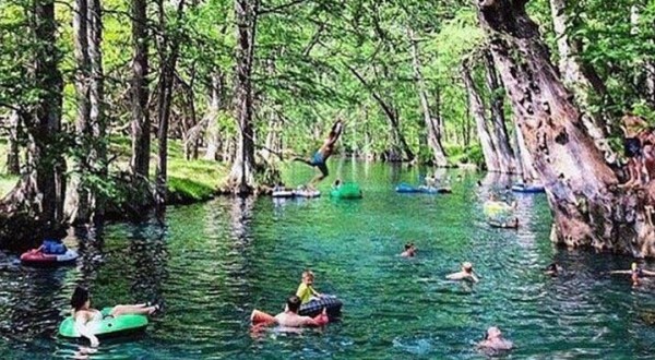 This Hidden Lagoon Near Austin Has Some Of The Bluest Water In The State