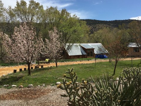 Stay In A Desert Casita On This Spring-Fed Pond In New Mexico For The Perfect Getaway