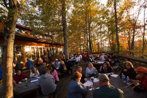 Dine In The Tree Canopy At This West Virginia Steakhouse