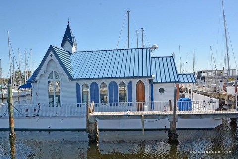 The Historic Houseboat Rental In Florida Is Actually A Restored Chapel