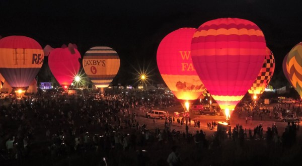 This Magical Hot Air Balloon Glow In North Carolina Will Light Up Your Night