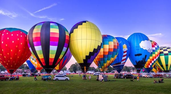 This Magical Hot Air Balloon Glow Near Cleveland Will Light Up Your Summer