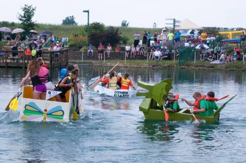 This Cardboard Boat Race In Cincinnati Is The Wackiest Thing You'll See All Year