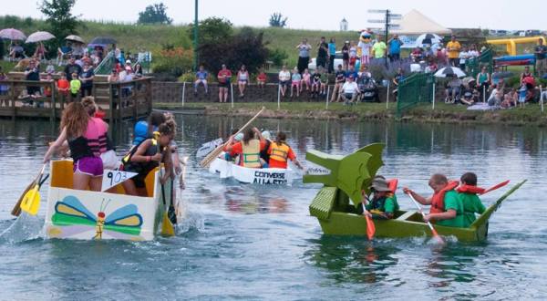 This Cardboard Boat Race In Cincinnati Is The Wackiest Thing You’ll See All Year