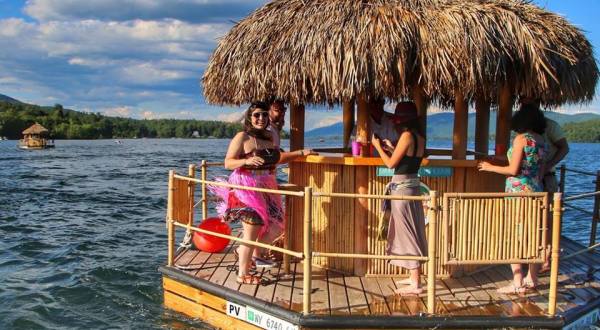 A Trip To This Floating Tiki Bar In Michigan Is The Ultimate Way To Spend A Summer’s Day
