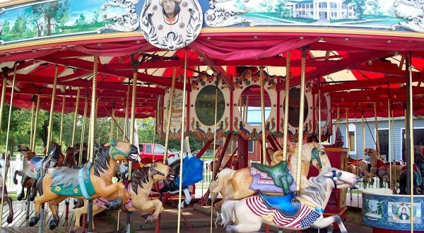 One Of The Last Operating Wooden Carousels In The Nation Is Not Far From Cleveland