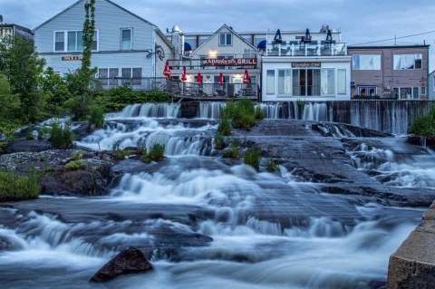 The Waterfall Views From This Maine Restaurant Are As Praiseworthy As The Food