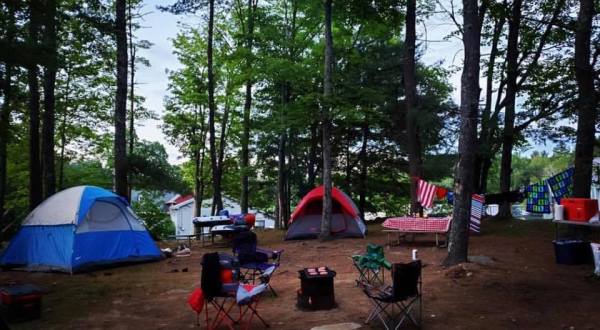 Your Whole Family Will Love This Secluded Waterfront Campground In Maine