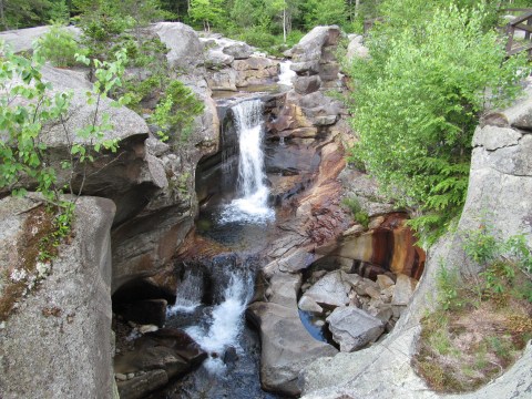 This Two-Tiered Waterfall In Maine Is Definitely Worth The Hike