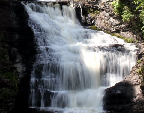 Take This Easy Trail To An Amazing Triple Waterfall In Pennsylvania