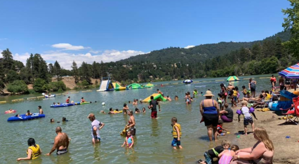 This Giant Inflatable Water Park In Southern California Proves There’s Still A Kid In All Of Us