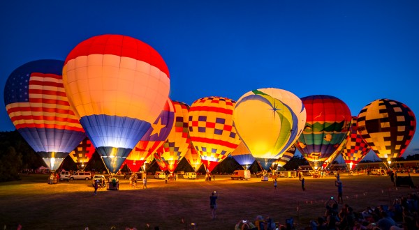 This Magical Hot Air Balloon Glow In South Carolina Will Light Up Your Night
