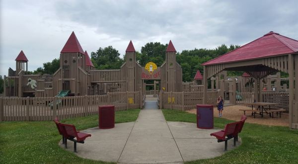 This Outstanding Outdoor Adventure In Indiana Is A Playground, Splash Pad, And Nature Trail All In One