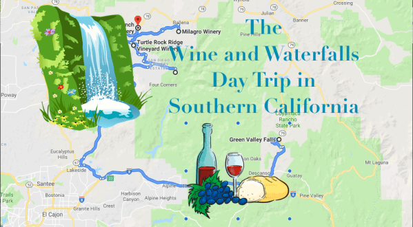 This Daytrip Will Take You To The Best Wine And Waterfalls In Southern California