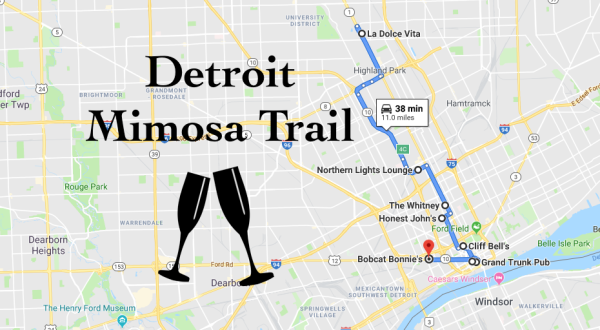 Rise And Shine With This Memorable Mimosa Trail In Detroit