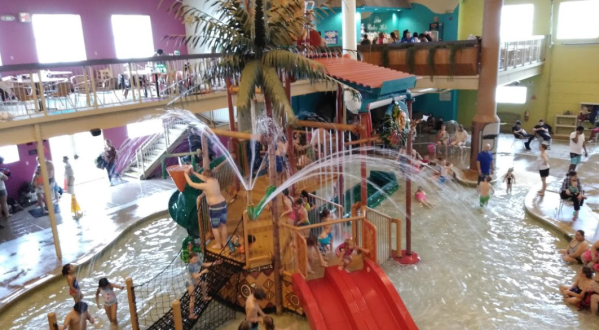 This 18,000-Square-Foot Indoor Waterpark In Michigan Will Transport You To A Tropical Paradise