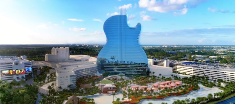 Spend The Night At The World's Very First Guitar-Shaped Hotel In Florida