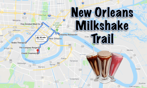 This Milkshake Trail Through New Orleans Is Perfect For A Summer Day Trip