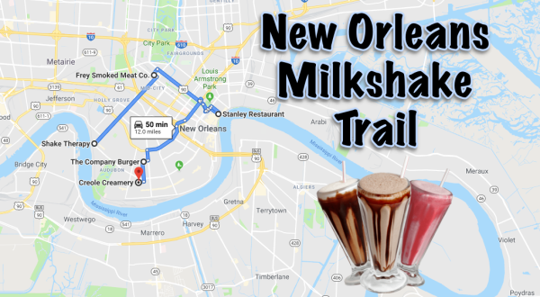 This Milkshake Trail Through New Orleans Is Perfect For A Summer Day Trip