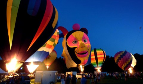 This Magical Hot Air Balloon Glow In Maryland Will Light Up Your Summer