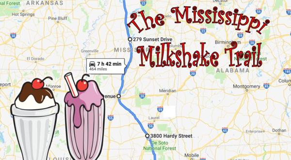 The Mississippi Milkshake Trail That’s Perfect For A Summer Day Trip