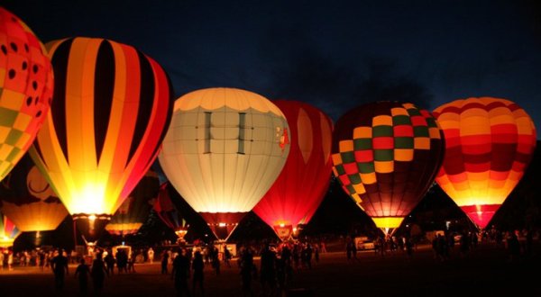 This Magical Hot Air Balloon Glow In Wisconsin Will Light Up Your Summer