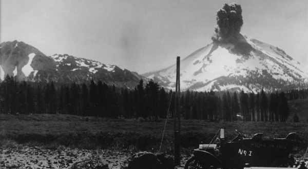 This Footage Of Lassen Peak Volcano Erupting In Northern California 100 Years Ago Is Truly Incredible