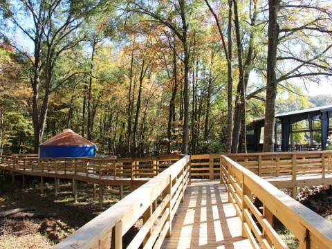This Arkansas Park Has A Yurt Village That's Absolutely To Die For