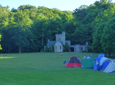 You'll Have Super Sweet Dreams When You Camp Overnight At This Castle Near Cleveland