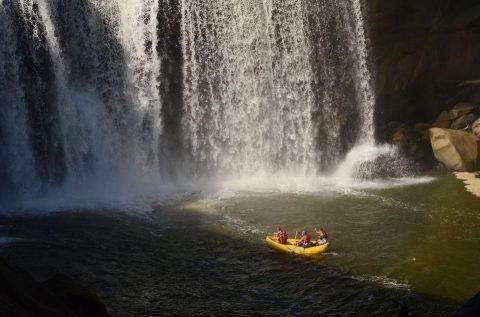 The Boat Tour That Gets You Impossibly Close To Kentucky's Largest Waterfall