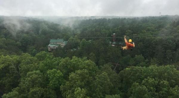The Spectacular Zip Line In Georgia Will Get You Cruising Up To 70 MPH