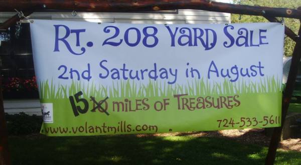 Uncover A Trove Of Treasures At This 15-Mile Yard Sale Near Pittsburgh