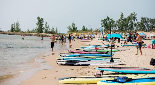 The Surf Festival In Michigan That Makes For A Totally Tubular Beachfront Outing