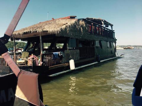 You Can Cruise Around Lake Of The Ozarks On This Floating Tiki Bar In Missouri