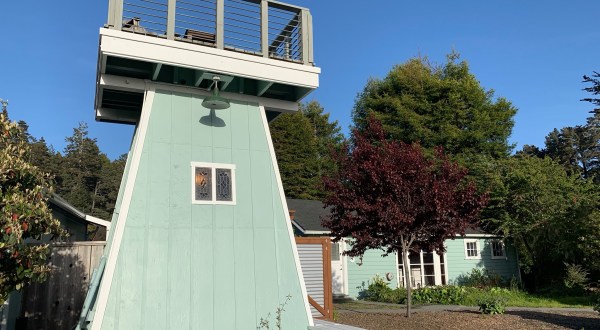 Spend The Night In A Rustic Water Tower In Northern California For A Unique Overnight Adventure