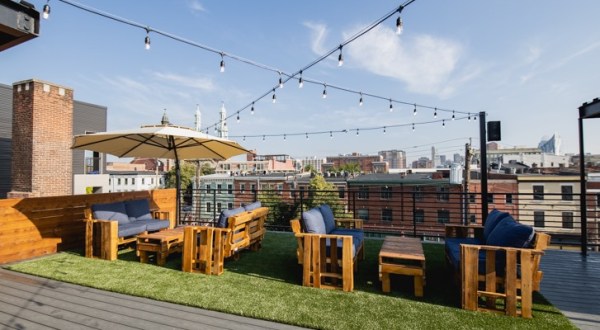This Brand New 5,000 Square Foot Rooftop Patio In Kentucky Is Downright Dazzling