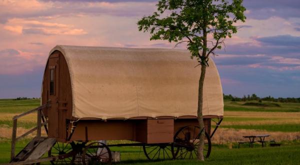 Stay The Night In An Old-Fashioned Covered Wagon On This South Dakota Homestead