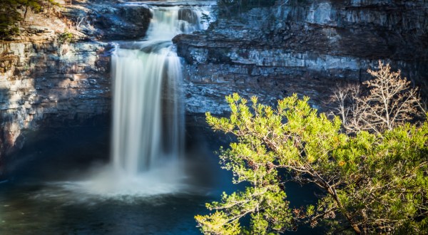 Take This Easy Trail To An Amazing Triple Waterfall In Alabama