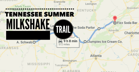 The Tennessee Milkshake Trail That’s Perfect For A Summer Day Trip