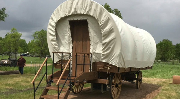 Stay The Night In An Old-Fashioned Covered Wagon At This North Dakota Park