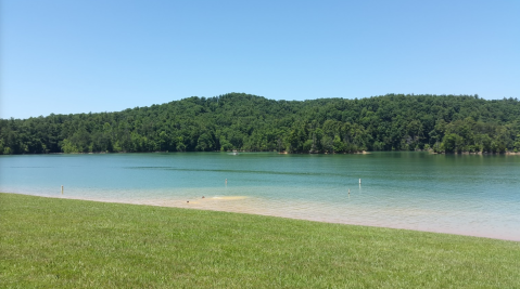 Get Away From It All At This Crystal Clear Lake In Virginia