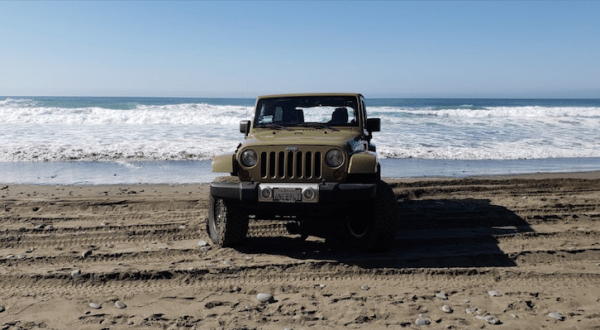 The One Beach In Northern California Where You Can Drive Right Up To The Water
