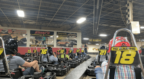 The Largest Indoor Go-Kart Track In Michigan Will Take You On An Unforgettable Ride